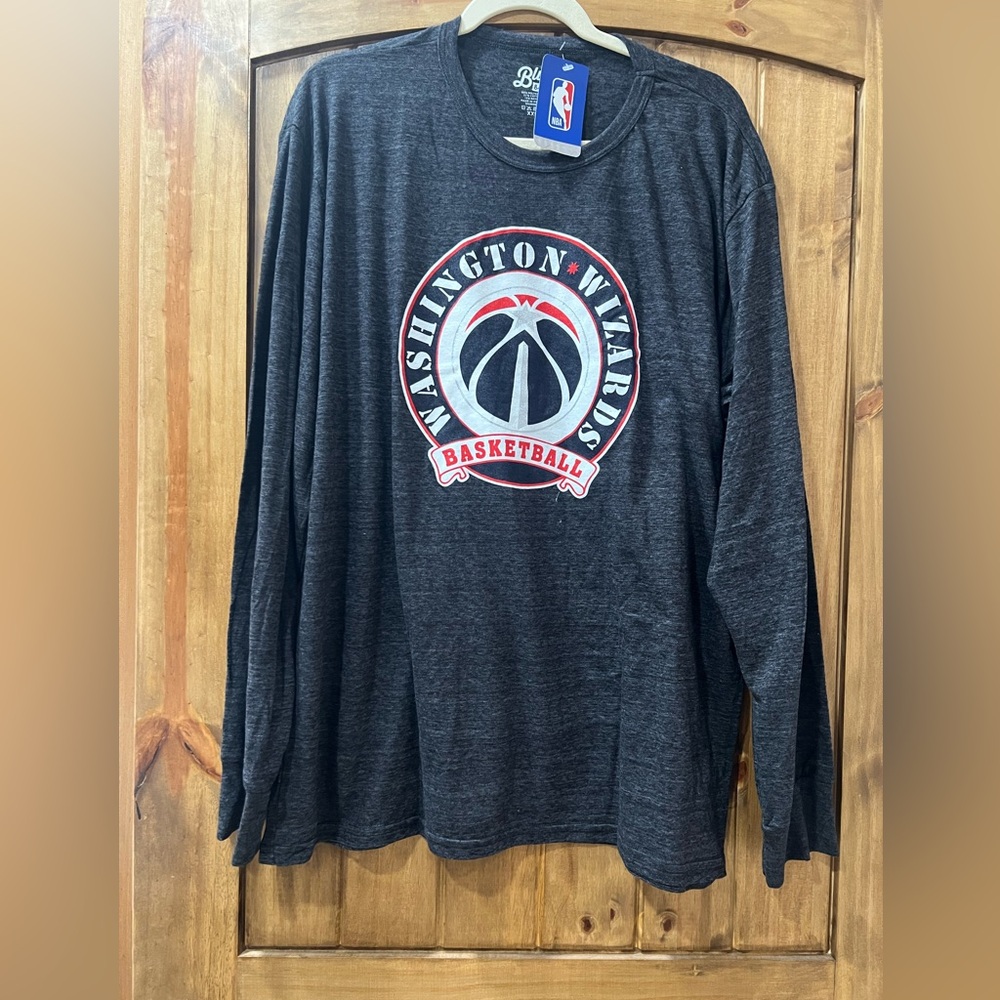NBA Washington Wizards Charcoal Long Sleeve Tee